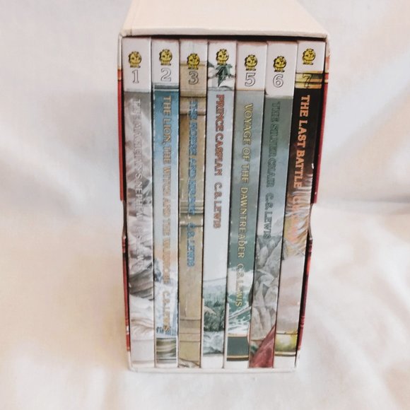 Vintage 1989-The Complete Chronicles of Narnia Box Set Of 7 by C.S. Lewis - Picture 2 of 15